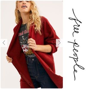 Free People Eucalyptus Cardigan - Red
